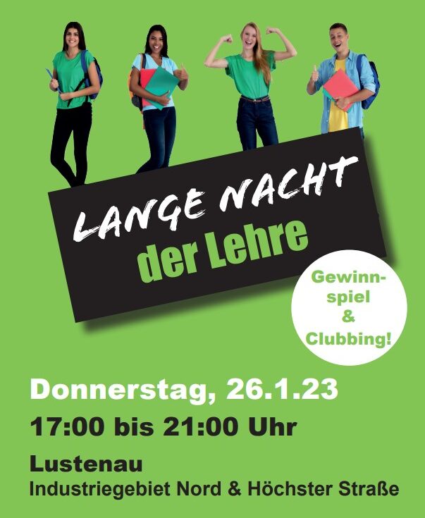 Lange Nacht der Lehre am 26.1.2023